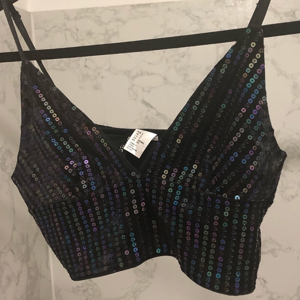 Sequins Bustier